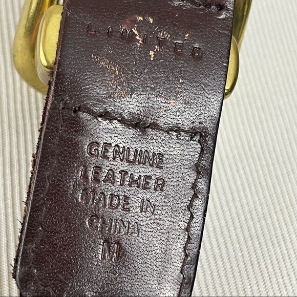 Vintage The Limited Genuine Leather Boho Waist belt Fully Adjustable S/M - Picture 4 of 4